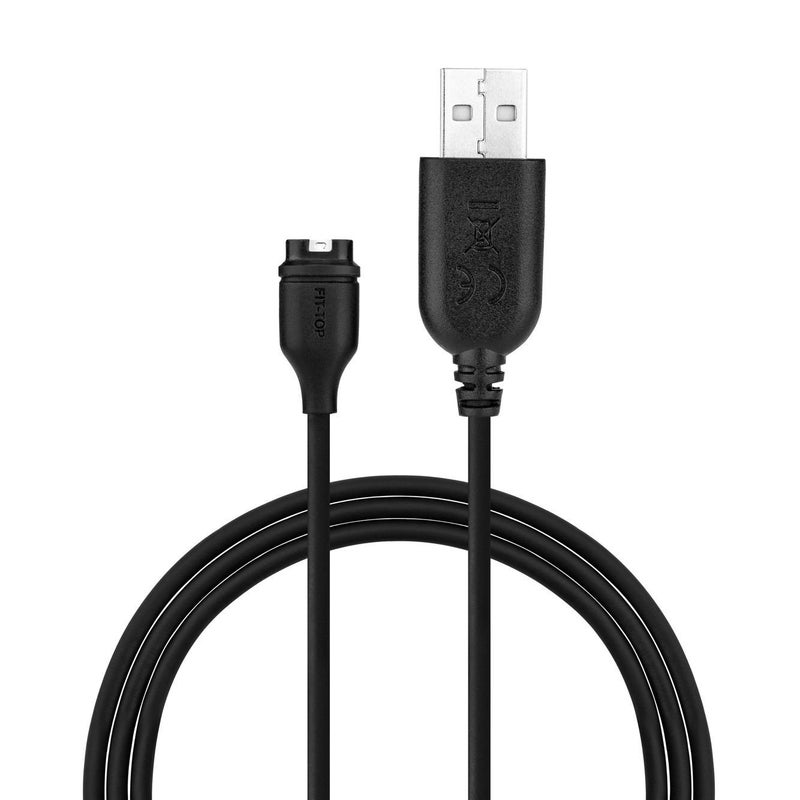 JIUJOJA Compatible with Garmin Instinct/Instinct/Instinct 2S/Instinct 2X/Instinct 3 Charger,2PACK Charging Cable and 8Pcs Charger Port Protectorr - Image 4